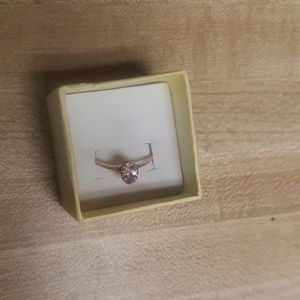 Rose gold filled hammered rings from Israel